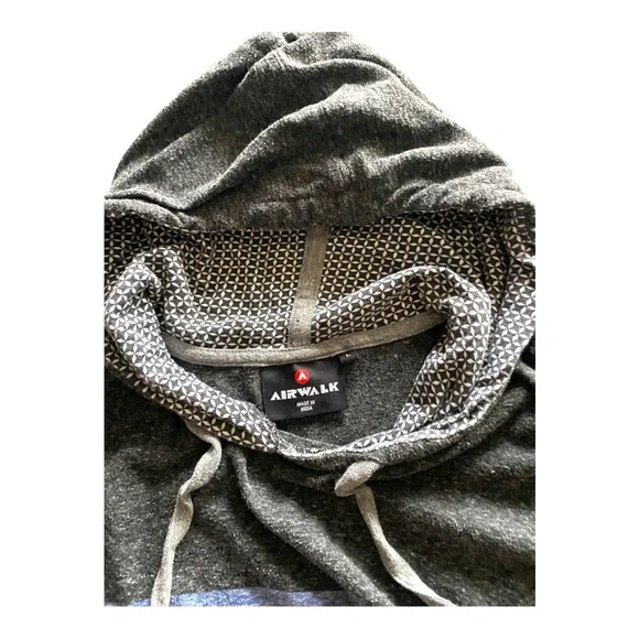 Ionic Skater Airwalk color block hoodie shirt - Picture 6 of 10